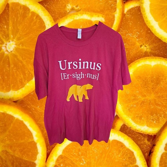 Jerzees Ursinus College Red Tee Size XL - Picture 1 of 3